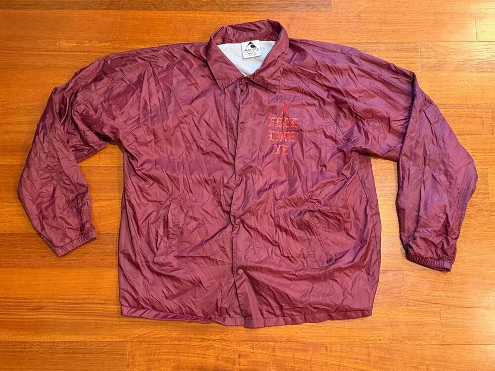 Augusta Sportswear I Feel Like Ye Pablo Coaches Jacket Size XL